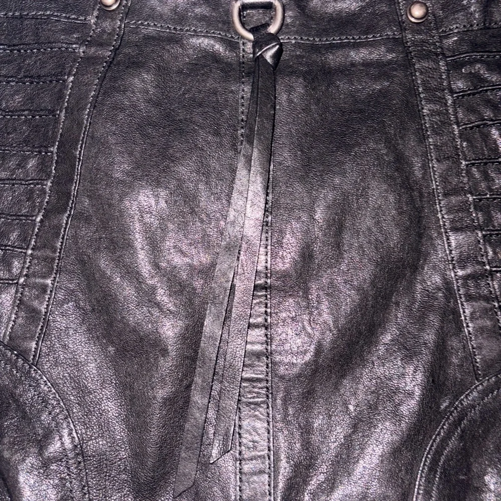 Andrew Marc Leather Bag Y2K Big & Stylish Alternative/Emo Cute Statement Purse!